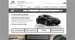 Desktop Screenshot of metroinfinitiparts.com